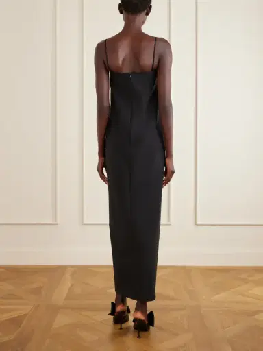 Givenchy Bow-detailed Wool And Mohair-blend Maxi Dress | Thumbnail 3