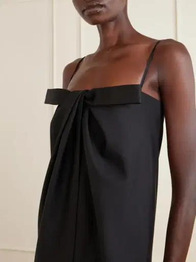 Givenchy Bow-detailed Wool And Mohair-blend Maxi Dress | Thumbnail 4