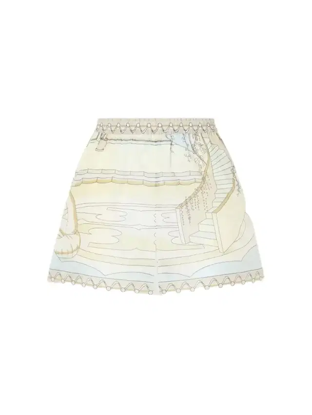 Tory Burch Printed Cotton Shorts