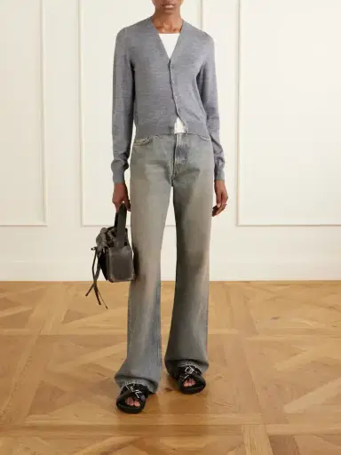 MM6 MAISON MARGIELA Wool-blend Cardigan | Thumbnail 2