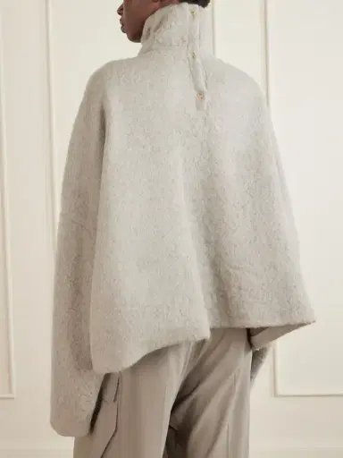 Rick Owens Jumbo Tabard Alpaca And Wool-blend Sweater | Thumbnail 3 Rick Owens Jumbo Tabard Alpaca And Wool-blend Sweater | Thumbnail 3