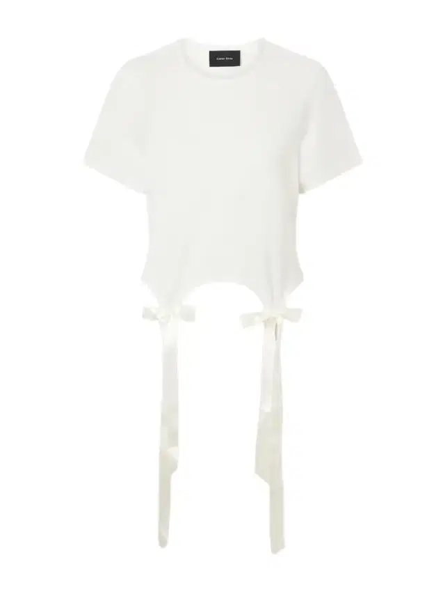 Bow-detailed Jersey T-shirt