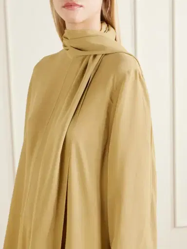 TOTEME Tie-detailed Crepe Shirt | Thumbnail 4