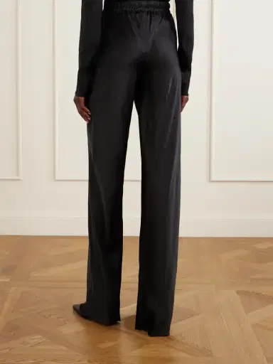 Rick Owens Charmeuse Wide-leg Drawstring Pants | Thumbnail 4 Rick Owens Charmeuse Wide-leg Drawstring Pants | Thumbnail 4