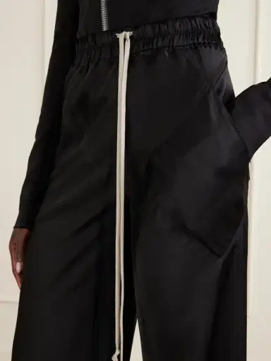 Rick Owens Charmeuse Wide-leg Drawstring Pants | Thumbnail 5 Rick Owens Charmeuse Wide-leg Drawstring Pants | Thumbnail 5