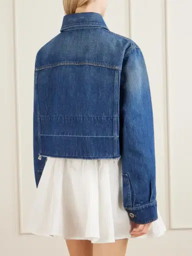 Givenchy Raw Edge Denim Jacket | Thumbnail 4 Givenchy Raw Edge Denim Jacket | Thumbnail 4