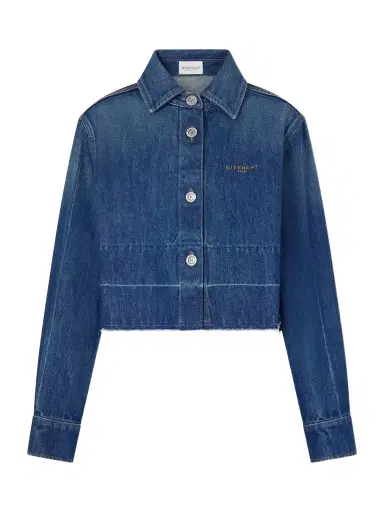 Givenchy Raw Edge Denim Jacket | Thumbnail 1 Givenchy Raw Edge Denim Jacket | Thumbnail 1