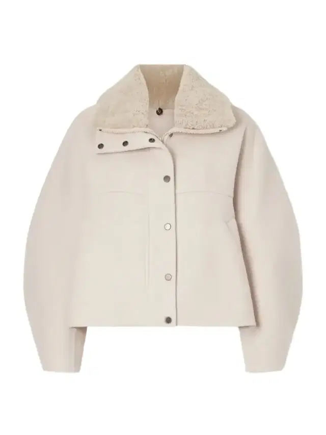 Brunello Cucinelli Shearling-trimmed Wool And Cashmere-blend Jacket