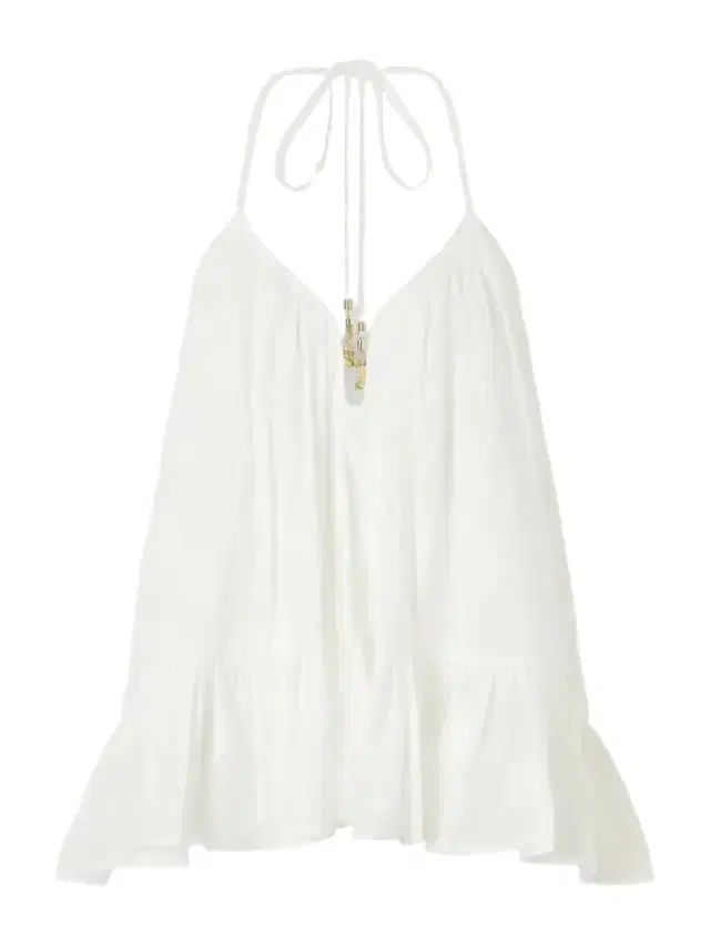 Solstice Embellished Polka-dot Cotton Tank