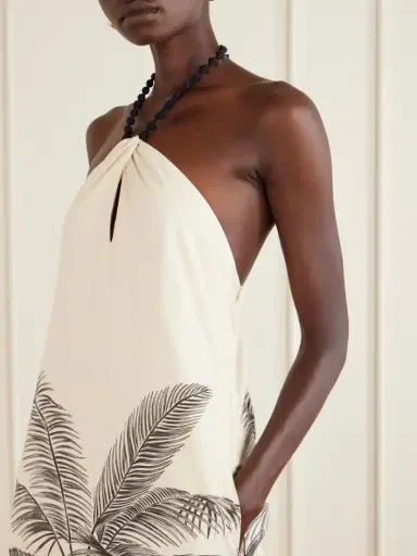 ANDRES OTALORA Kalahari Printed Cotton-poplin Maxi Dress | Thumbnail 4 ANDRES OTALORA Kalahari Printed Cotton-poplin Maxi Dress | Thumbnail 4