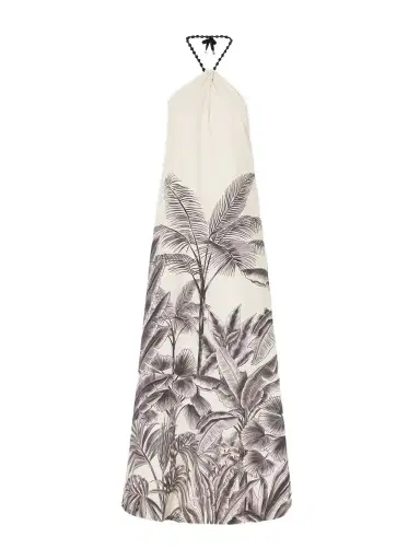 ANDRES OTALORA Kalahari Printed Cotton-poplin Maxi Dress | Thumbnail 1 ANDRES OTALORA Kalahari Printed Cotton-poplin Maxi Dress | Thumbnail 1
