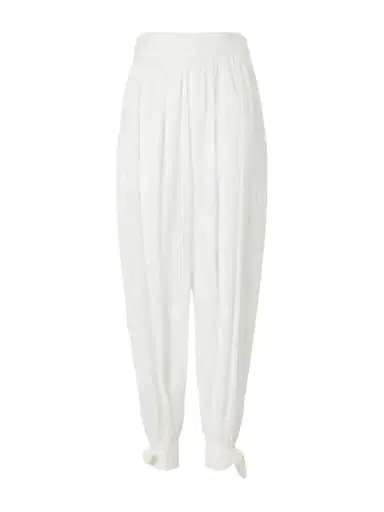 Zimmermann Solstice Knotted Polka-dot Cotton-poplin Balloon Pants | Thumbnail 1 Zimmermann Solstice Knotted Polka-dot Cotton-poplin Balloon Pants | Thumbnail 1
