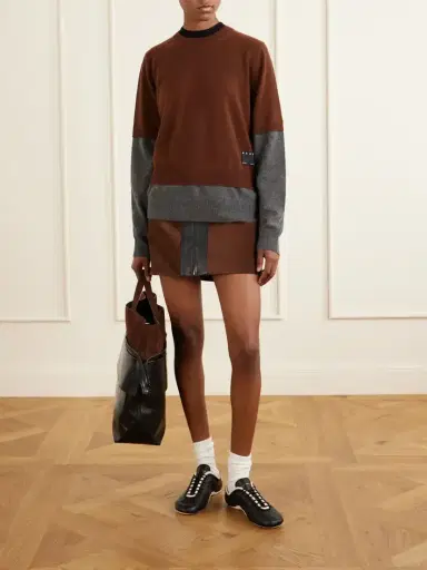 Marni Logo-appliquéd Cashmere Cardigan | Thumbnail 2 Marni Logo-appliquéd Cashmere Cardigan | Thumbnail 2