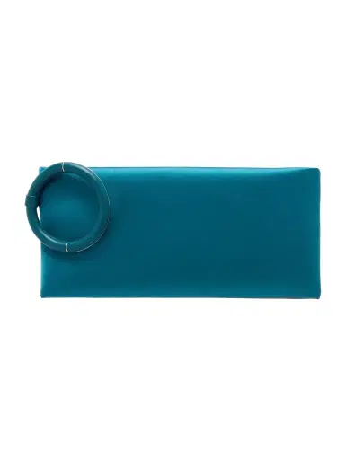 Tom Ford Aura Leather-trimmed Satin Clutch | Thumbnail 1