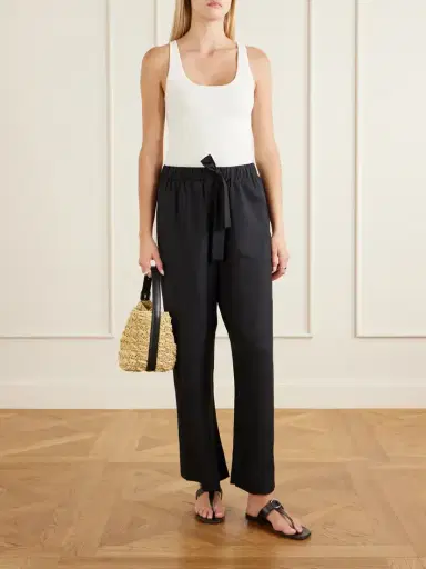TOTEME Silk Wide-leg Pants | Thumbnail 2 TOTEME Silk Wide-leg Pants | Thumbnail 2