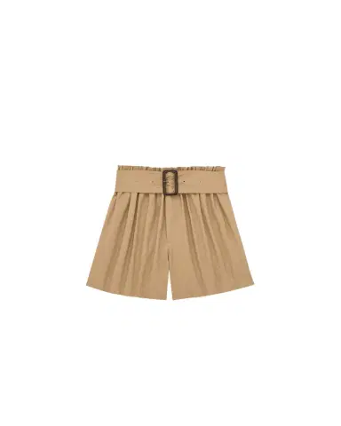 Yves Saint Laurent Paperbag bermuda shorts in cotton | Thumbnail 1 Yves Saint Laurent Paperbag bermuda shorts in cotton | Thumbnail 1