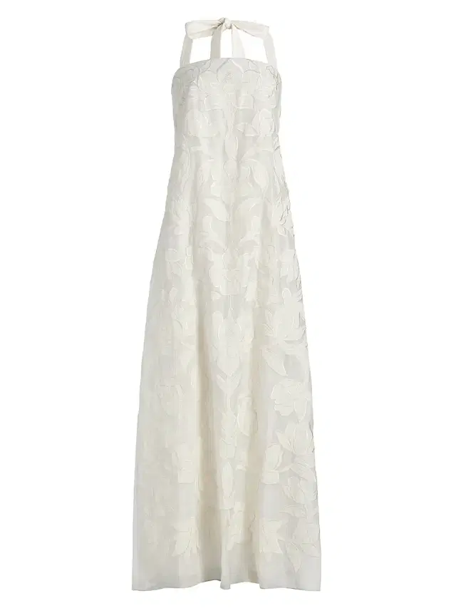 SACHIN BABI Women's Amal Floral Lace A-Line Gown - Alabaster