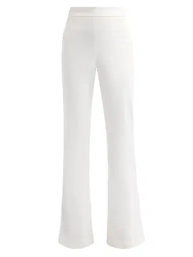 Simkhai Women's Gia Cotton-Blend Kick-Flare Pants - Ivory - Size 8 | Thumbnail 1 Simkhai Women's Gia Cotton-Blend Kick-Flare Pants - Ivory - Size 8 | Thumbnail 1