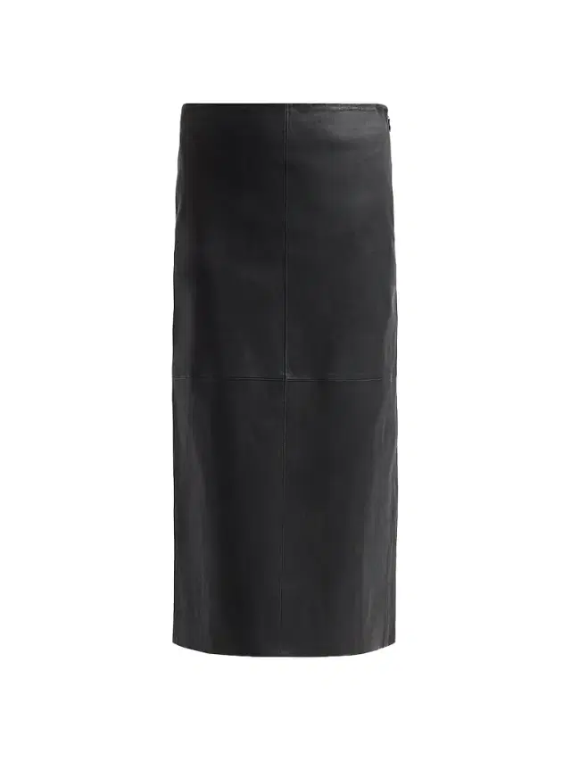 SIMKHAI Women's Raven Leather Pencil Skirt - Black