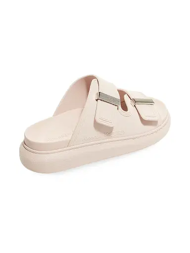 Alexander McQueen Women's Hybrid Pool Slides - Beige - Size 8 Sandals | Thumbnail 3