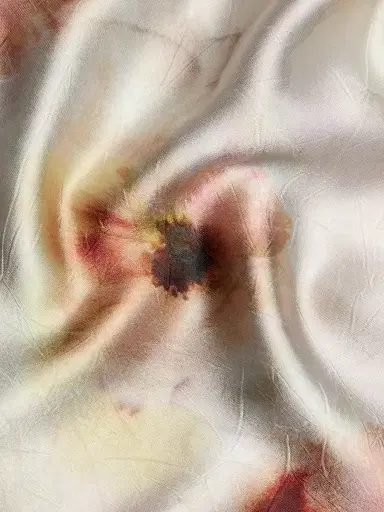 Vince Women's Watercolor Floral Satin Twisted Asymmetric Top | Thumbnail 7 Vince Women's Watercolor Floral Satin Twisted Asymmetric Top | Thumbnail 7