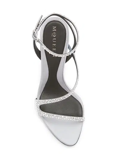 Alexander McQueen Women's Skull 90MM Embellished Strappy Sandals | Thumbnail 5 Alexander McQueen Women's Skull 90MM Embellished Strappy Sandals | Thumbnail 5