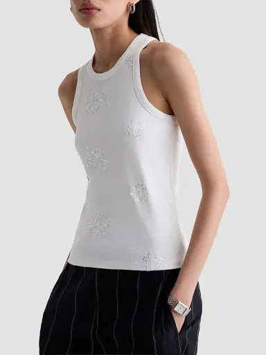AG Jeans Women's Michelle Rib-Knit Tank | Thumbnail 7 AG Jeans Women's Michelle Rib-Knit Tank | Thumbnail 7