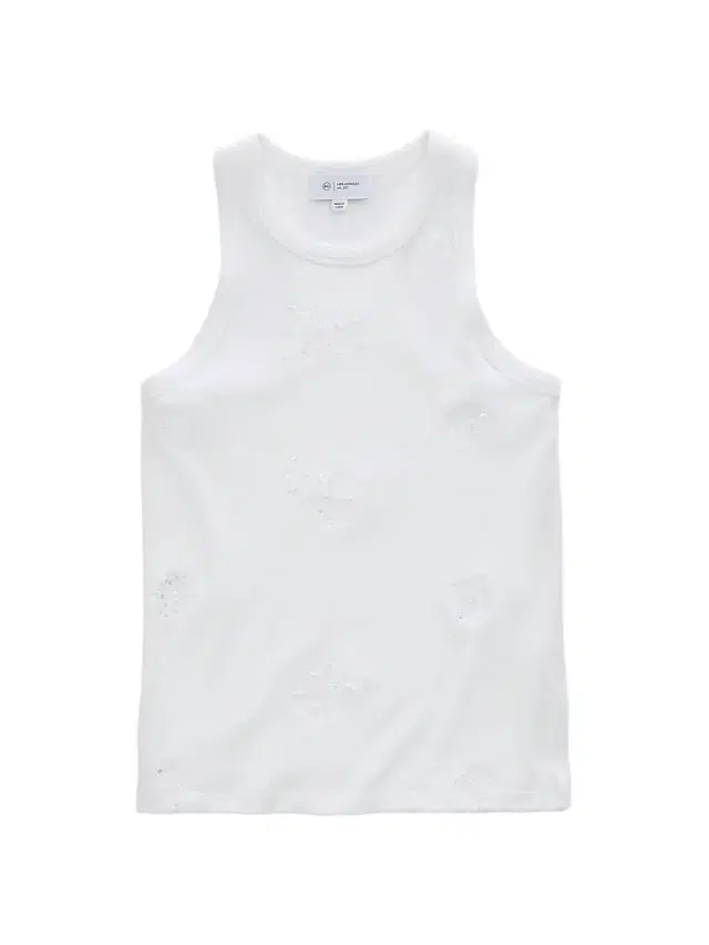 AG Jeans Women's Michelle Rib-Knit Tank - Silver Firework