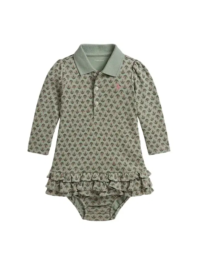Polo Ralph Lauren Baby Girl's Floral Print Polo Dress & Bloomers Set - Rosemund Garden 9 Months
