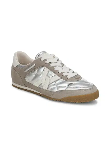 Veronica Beard Women's Natalia Leather Low-Top Sneakers - Silver Grey - Size 12 | Thumbnail 2 Veronica Beard Women's Natalia Leather Low-Top Sneakers - Silver Grey - Size 12 | Thumbnail 2