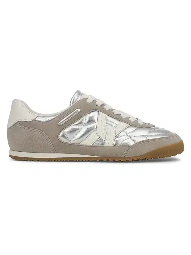 Veronica Beard Women's Natalia Leather Low-Top Sneakers - Silver Grey - Size 12 | Thumbnail 1 Veronica Beard Women's Natalia Leather Low-Top Sneakers - Silver Grey - Size 12 | Thumbnail 1