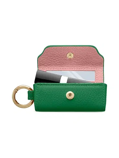 MAISON de SABRÉ Women's Leather Lipstick Charm - Emerald Lily | Thumbnail 5