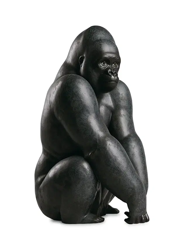 Lladro Gorilla Figurine