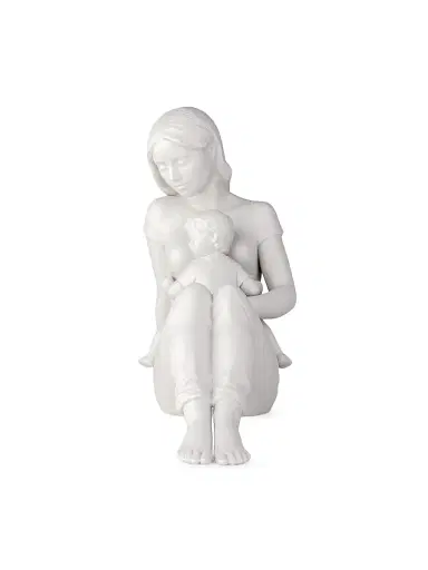 Lladro A Mother's Love Porcelain Sculpture - White | Thumbnail 3