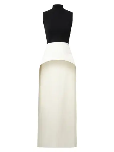Et Ochs Women's Beckett High-Low Combo Top - Black | Thumbnail 1