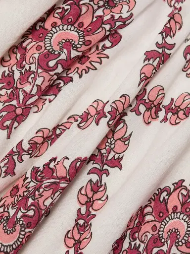 Ro's Garden Women's France Floral Cotton Maxi Dress - Pink Dilshan - Size XL | Thumbnail 7 Ro's Garden Women's France Floral Cotton Maxi Dress - Pink Dilshan - Size XL | Thumbnail 7