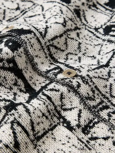 JOHN VARVATOS Men's Ferrin Cotton Jacquard Shirt | Thumbnail 7 JOHN VARVATOS Men's Ferrin Cotton Jacquard Shirt | Thumbnail 7