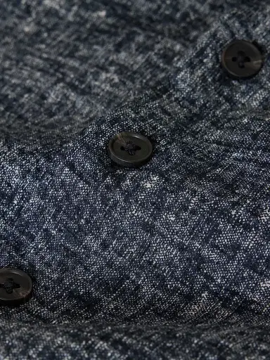 JOHN VARVATOS Men's Malon Cotton Seersucker Shirt - Navy - Size XL | Thumbnail 5 JOHN VARVATOS Men's Malon Cotton Seersucker Shirt - Navy - Size XL | Thumbnail 5
