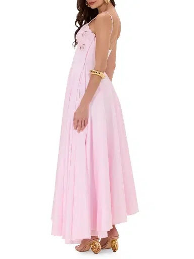 PatBo Women's Lotus Embroidered Maxi Dress - Light Pink - Size 8 | Thumbnail 4 PatBo Women's Lotus Embroidered Maxi Dress - Light Pink - Size 8 | Thumbnail 4
