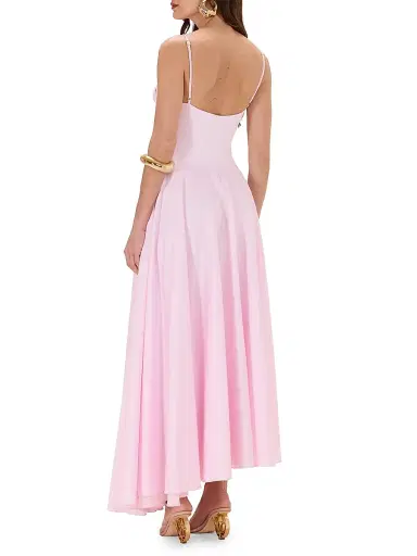 PatBo Women's Lotus Embroidered Maxi Dress - Light Pink - Size 8 | Thumbnail 5 PatBo Women's Lotus Embroidered Maxi Dress - Light Pink - Size 8 | Thumbnail 5