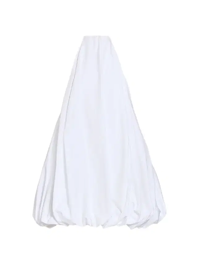 ALAIA Women's Cotton Poplin Balloon-Hem Mini Dress - Blanc