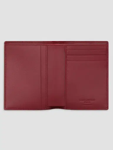 Saint Laurent Men's Credit Card Wallet in Patent Leather | Thumbnail 2