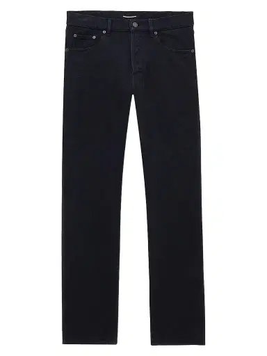 Saint Laurent Men's Mick Long Jeans in Denim - Midnight Black - Size 27 | Thumbnail 1 Saint Laurent Men's Mick Long Jeans in Denim - Midnight Black - Size 27 | Thumbnail 1