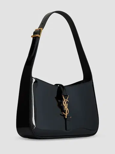 Saint Laurent Women's Le 5 à 7 Shoulder Bag in Patent Leather - Black | Thumbnail 4 Saint Laurent Women's Le 5 à 7 Shoulder Bag in Patent Leather - Black | Thumbnail 4