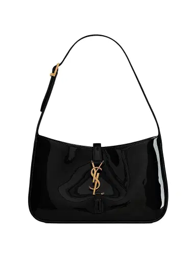 Saint Laurent Women's Le 5 à 7 Shoulder Bag in Patent Leather - Black | Thumbnail 1 Saint Laurent Women's Le 5 à 7 Shoulder Bag in Patent Leather - Black | Thumbnail 1