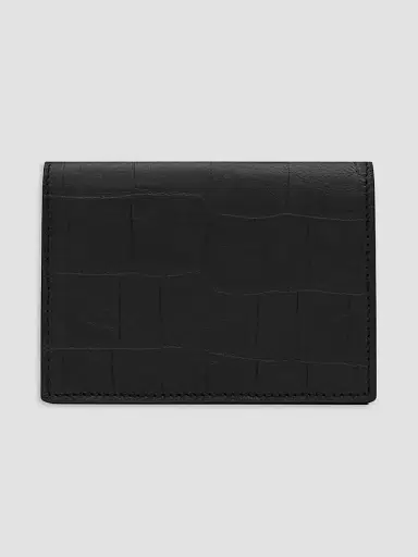 Saint Laurent Men's Cassandre Card Case in Crocodile-Embossed Leather | Thumbnail 3 Saint Laurent Men's Cassandre Card Case in Crocodile-Embossed Leather | Thumbnail 3