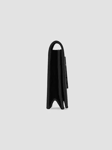 Saint Laurent Men's Cassandre Card Case in Crocodile-Embossed Leather | Thumbnail 4 Saint Laurent Men's Cassandre Card Case in Crocodile-Embossed Leather | Thumbnail 4