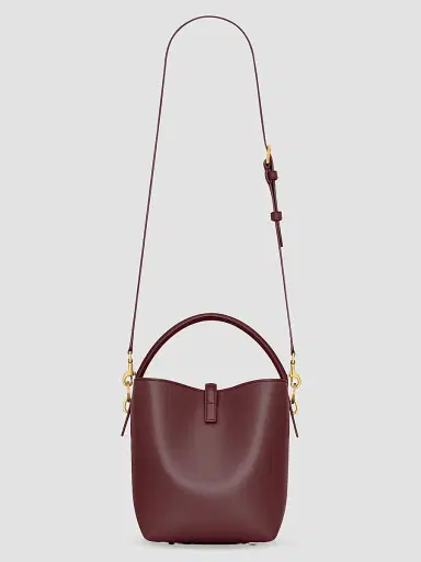 Saint Laurent Women's Le 37 Small Bucket Bag in Shiny Leather | Thumbnail 2 Saint Laurent Women's Le 37 Small Bucket Bag in Shiny Leather | Thumbnail 2
