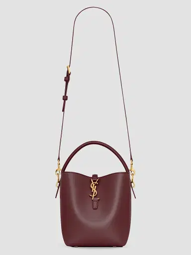 Saint Laurent Women's Le 37 Small Bucket Bag in Shiny Leather | Thumbnail 5 Saint Laurent Women's Le 37 Small Bucket Bag in Shiny Leather | Thumbnail 5