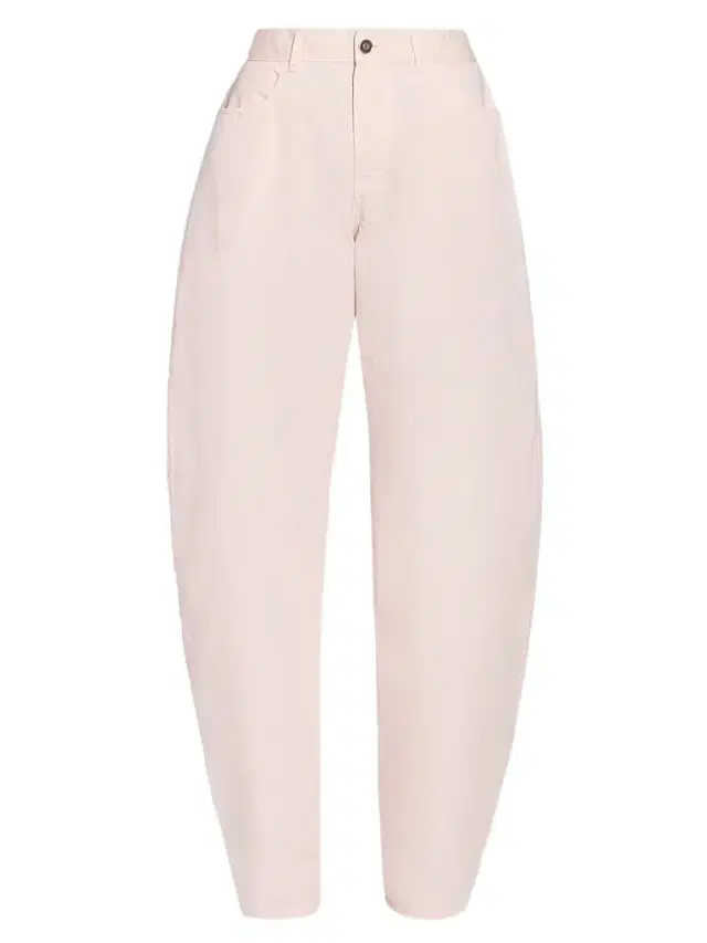 Women's Tinted Denim Round Pants - Rose Pale
